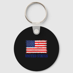 Usa Soccer Football Fan 2022 Flag Of Usa Patriot T Key Ring