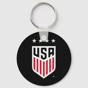 Usa Soccer Frontback Crest Navy Uswnt Officially L Key Ring