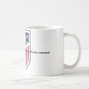 Usa Soccer Frontck Crest White Usmnt Officially Li Coffee Mug
