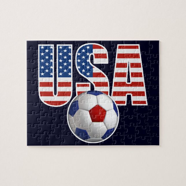 USA Soccer Jigsaw Puzzle (Horizontal)