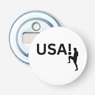 USA soccer player Bottle Opener