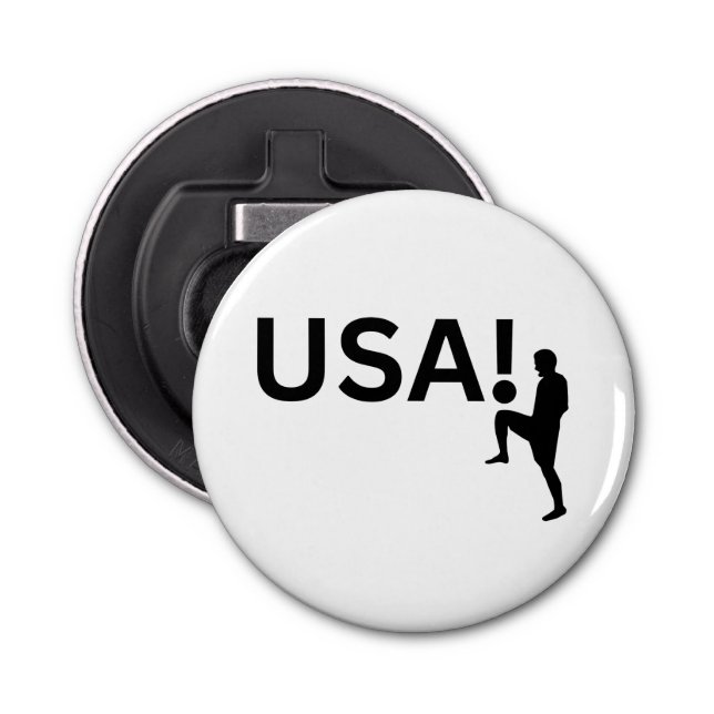 USA soccer player Bottle Opener (Front)