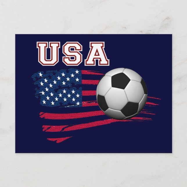 USA Soccer Postcard (Front)