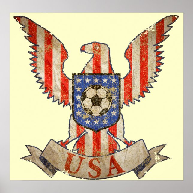 USA Soccer Poster (Front)