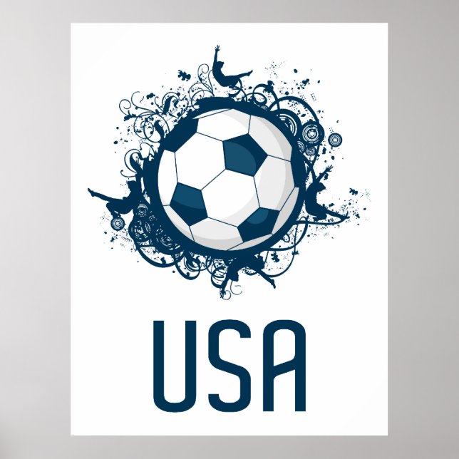 USA Soccer Poster (Front)