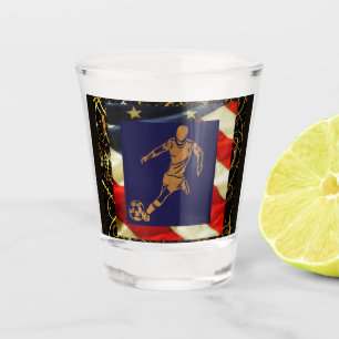 USA SOCCER SHOT GLASS