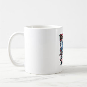USA Soccer Skeleton Striker Nations Premium Sports Coffee Mug