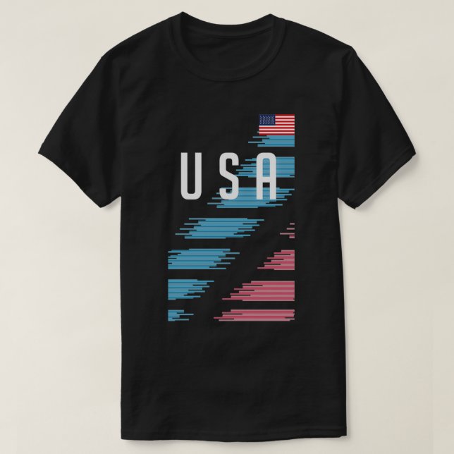 USA Soccer Sweatshirt T-Shirt (Design Front)