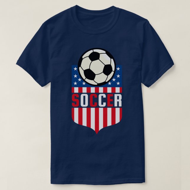 USA Soccer T-Shirt (Design Front)
