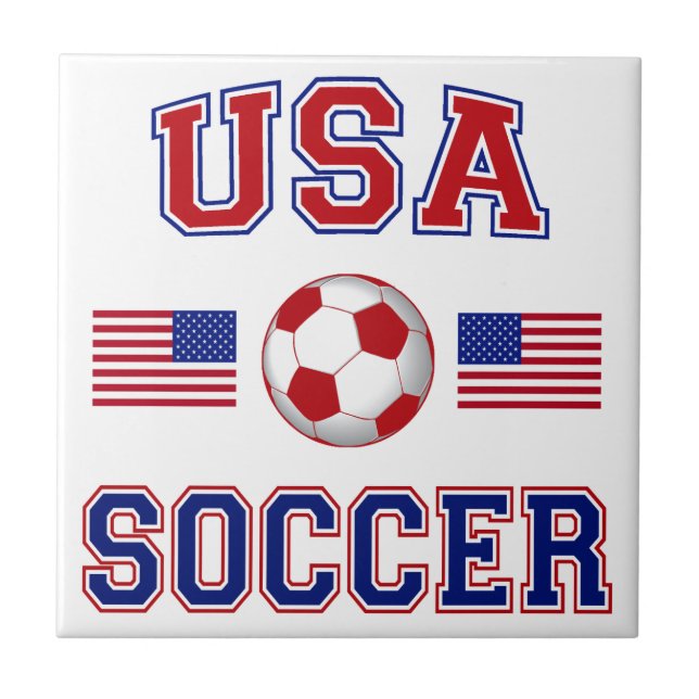 USA Soccer Tile (Front)