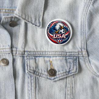 USA Soccer Tournament Round Button