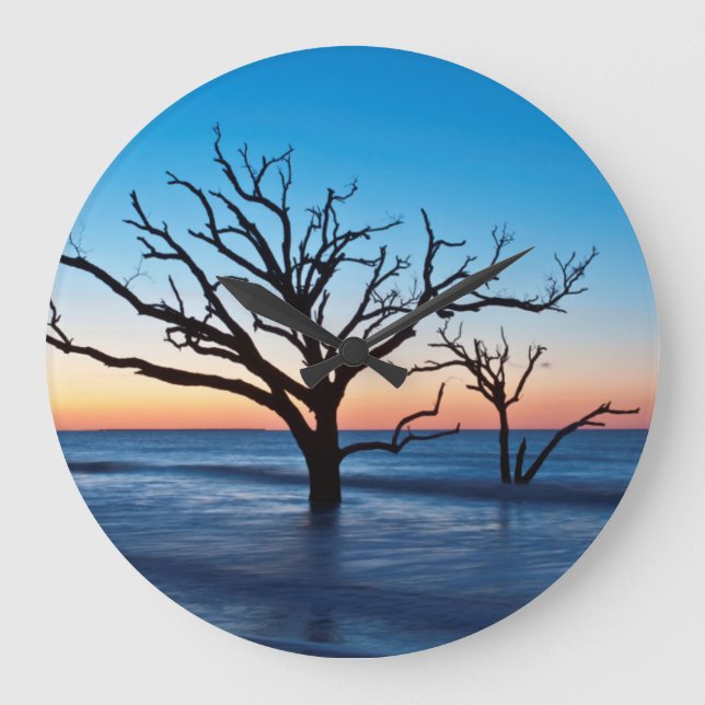 USA, South Carolina, Edisto Island, Botany Bay Large Clock (Front)