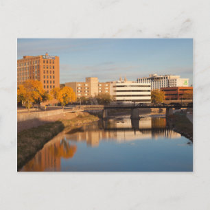 USA, South Dakota, Sioux Falls, City Skyline Postcard
