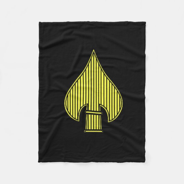 Usa Special Operations Command Logo Patriotic Vete Fleece Blanket (Front)