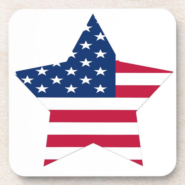 USA Star American Flag Coaster (Front)