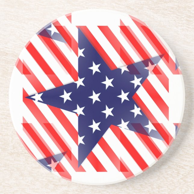 usa star coaster (Front)