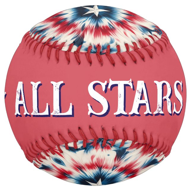 USA Star (Customise) Softball (Back)