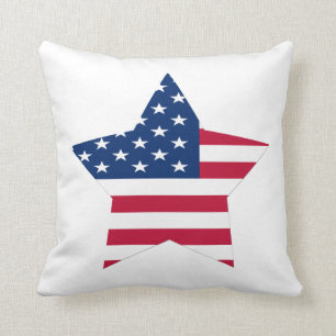 USA Star Flag Cushion