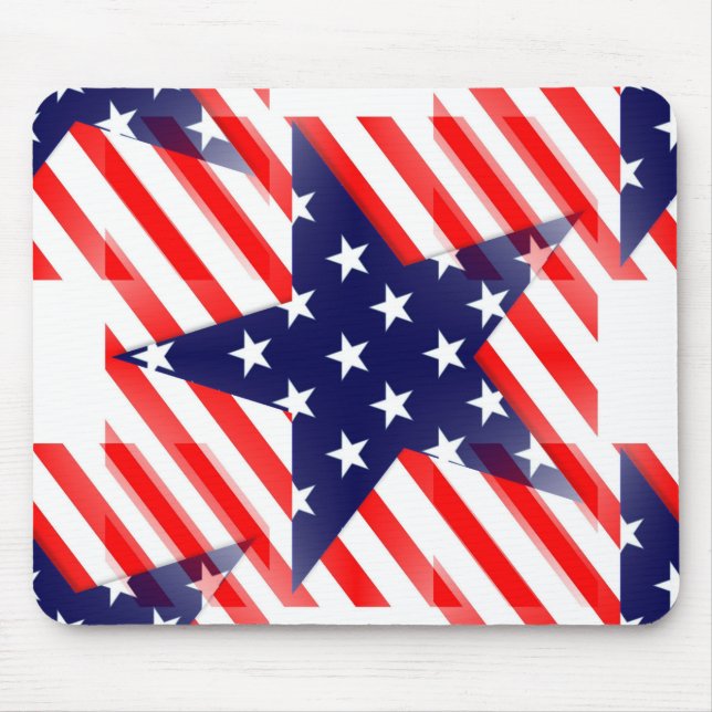 usa star mouse pad (Front)
