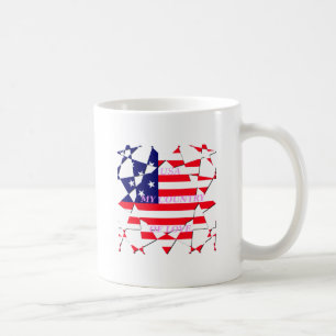 USA Star Spangled Love My Country of Love Coffee Mug