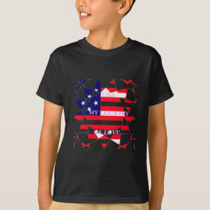 USA Star Spangled Love My Country of Love T-Shirt