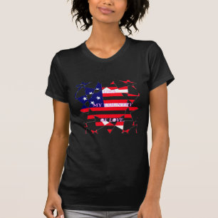 USA Star Spangled Love My Country of Love T-Shirt