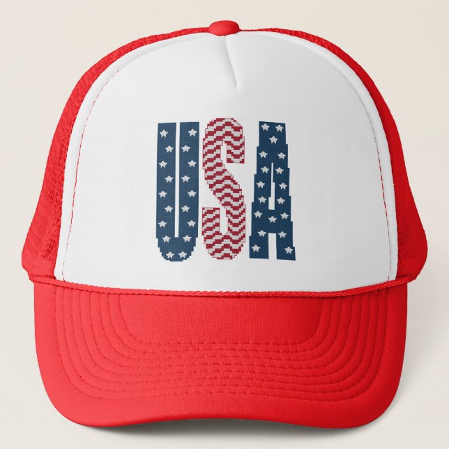 USA Stars and Stripes Cap (Front)