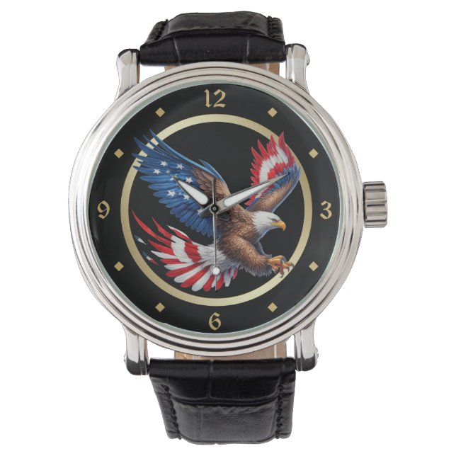 USA Stars and Stripes Eagle Watch (Front)