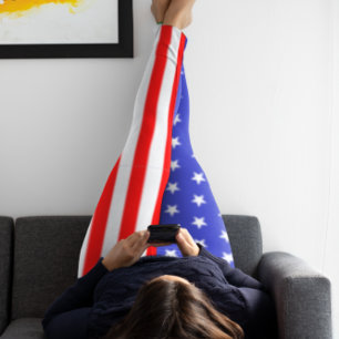 USA Stars and Stripes Leggings