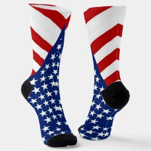 USA Stars and Stripes Patriotic Socks