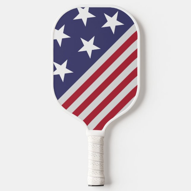 USA Stars and Stripes Pickleball Paddle (Front)