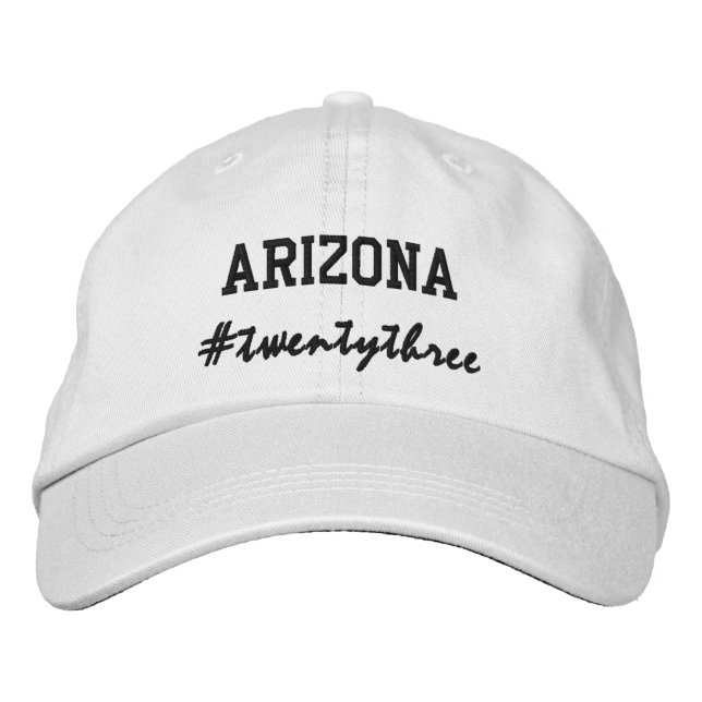 USA State Arizona Hashtag 2023 Embroidered Hat (Front)