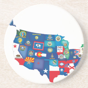 USA States Coaster