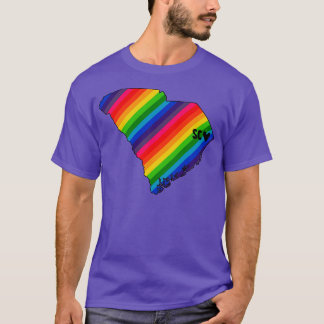 USA States South olina rainbow T-Shirt