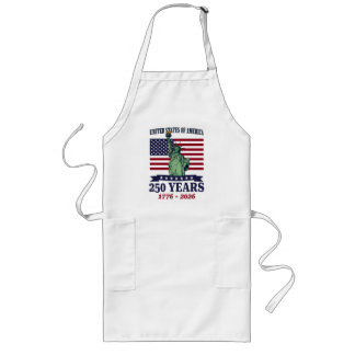 USA Statue of Liberty 250 Years 1776-2026 Long Apron