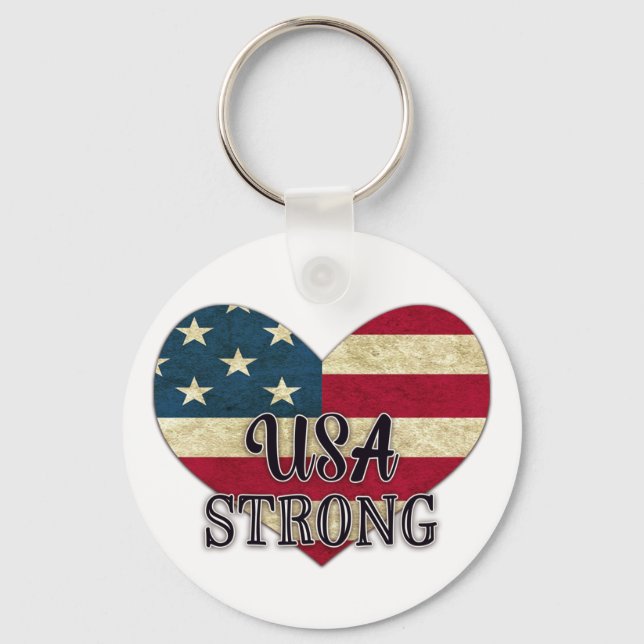 USA Strong Keychain (Front)