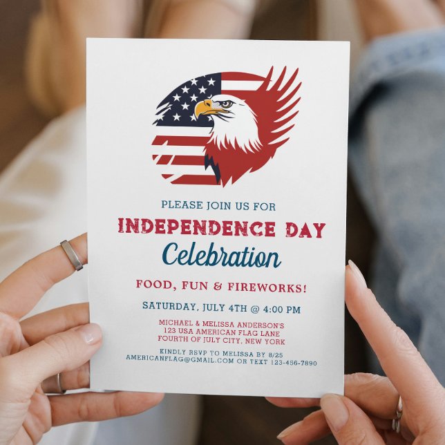 USA Symbols I Independence Day Celebration Invitation (Creator Uploaded)