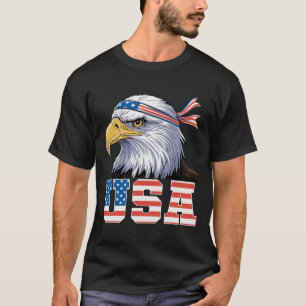 Usa T Shirt American Flag Men Women Kids Eagle Pat
