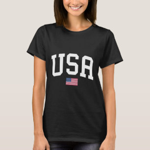 Usa T Shirt Women Men Kids Patriotic American Flag