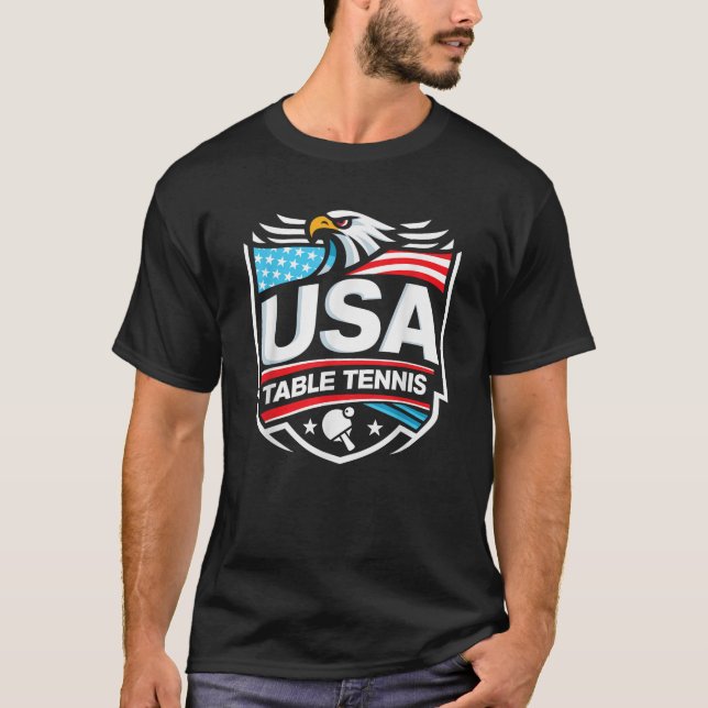USA Table Tennis T-Shirt (Front)