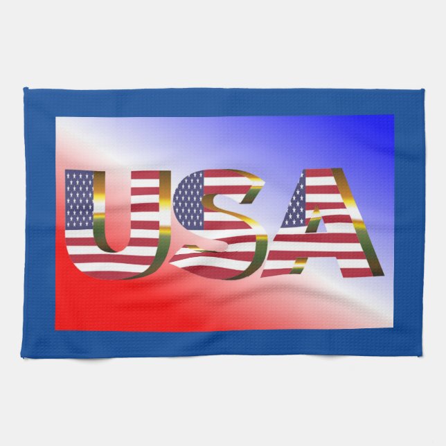 USA TEA TOWEL (Horizontal)