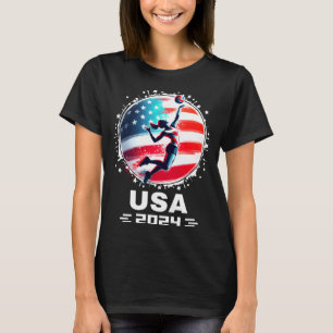 Usa team 2024 volleyball shirt for men women kids