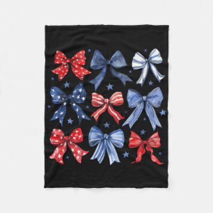Usa Team For Patriotic Independence Day On 4th Of  Fleece Blanket
