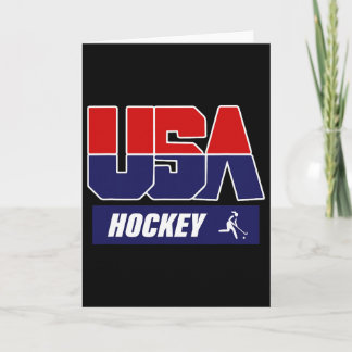 Usa Team Sports Men's Hockey  Card