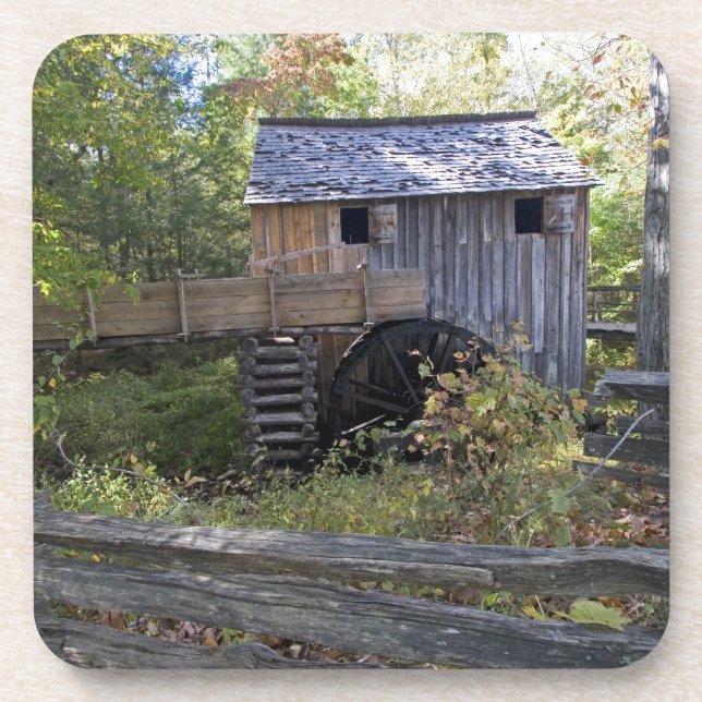 USA - Tennessee. Cable mill in Cades Cove area Coaster (Front)