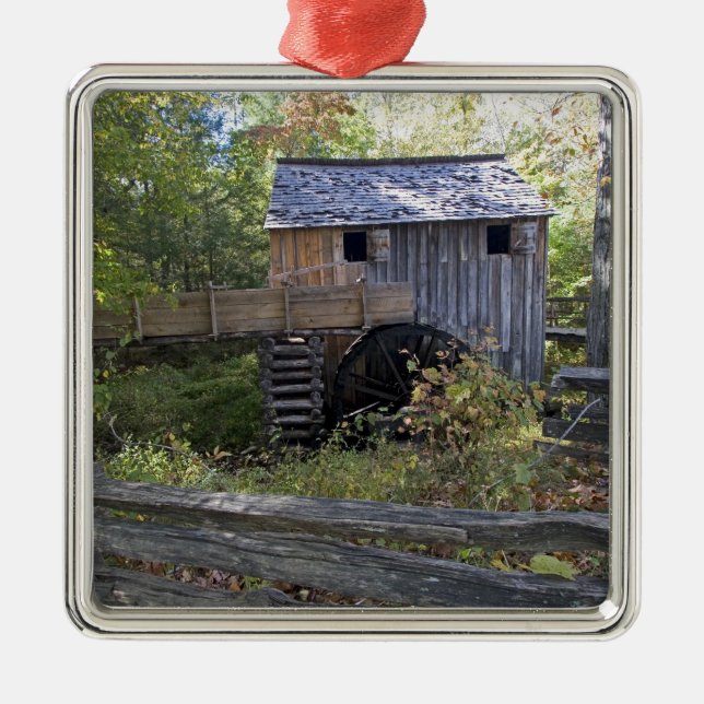 USA - Tennessee. Cable mill in Cades Cove area Metal Ornament (Front)