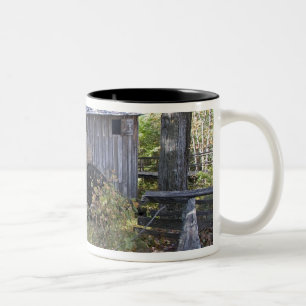 USA - Tennessee. Cable mill in Cades Cove area Two-Tone Coffee Mug