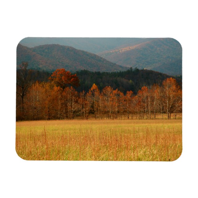 USA, Tennessee. Cades Cove In Smoky Mountain Magnet (Horizontal)