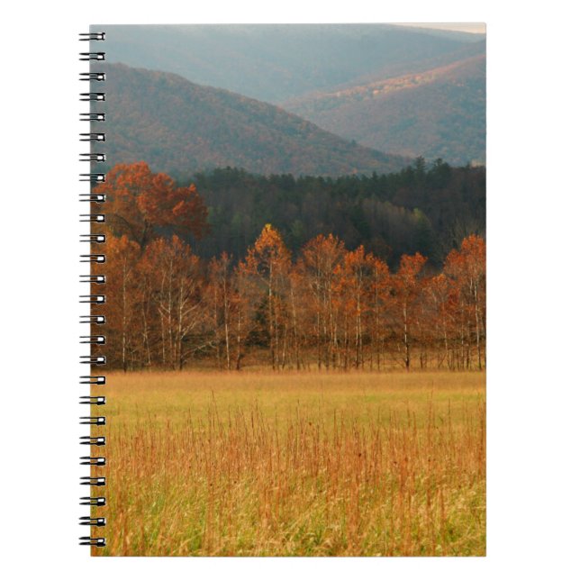USA, Tennessee. Cades Cove In Smoky Mountain Notebook (Front)