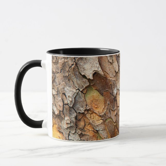 USA, Tennessee, Close Up Of Bark On A Tree Mug (Left)